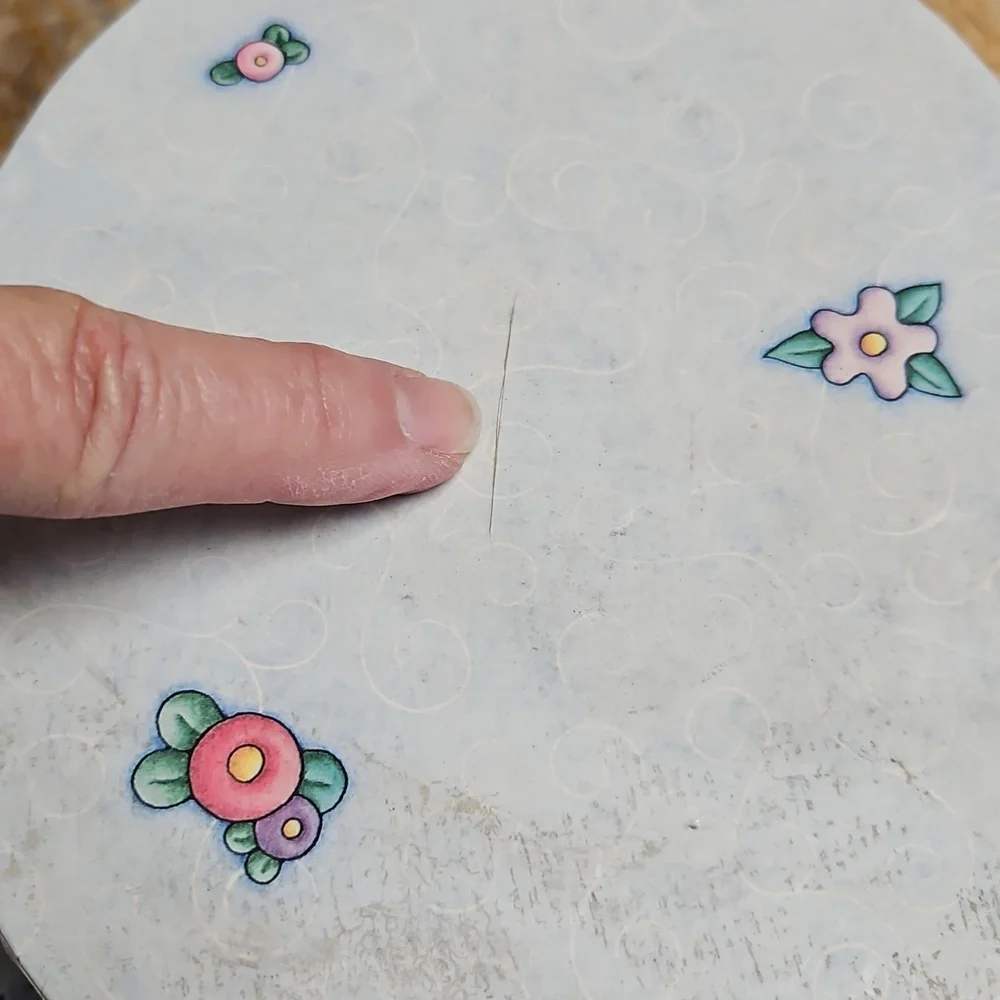 MARY ENGELBREIT Floral Decorative Box with Lid